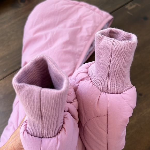 Zara Girls Water repellent jacket Size 4Y pink / Mauve - Picture 7 of 7